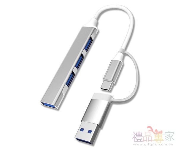 二合一 USB 擴充集線器