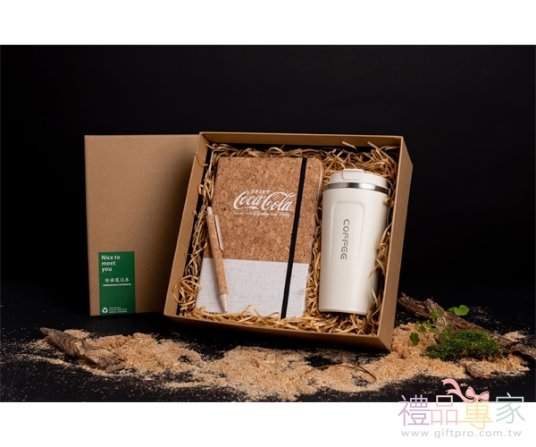 環保循環再生軟木與棉麻禮盒