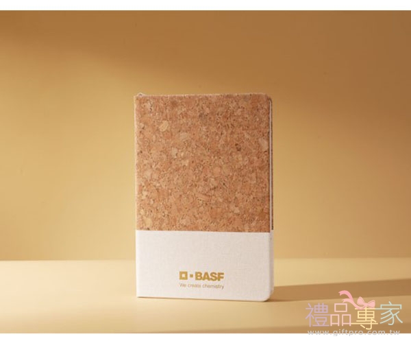 環保循環軟木與棉麻筆記本