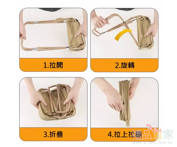 輕巧便攜多功能手包凳