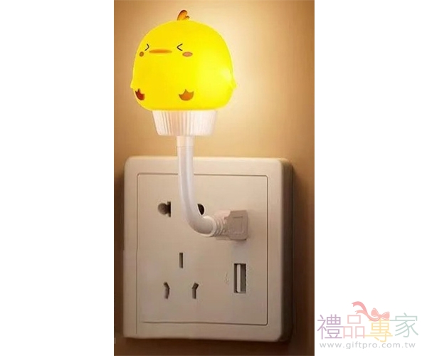 直插式USB小夜燈