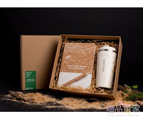 環保循環軟木與棉麻筆記本