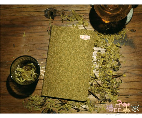 綠茶葉渣筆記本