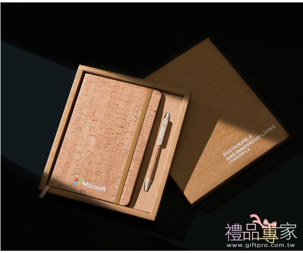 環保循環軟木筆記本