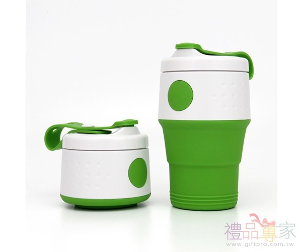 硅膠折疊咖啡杯